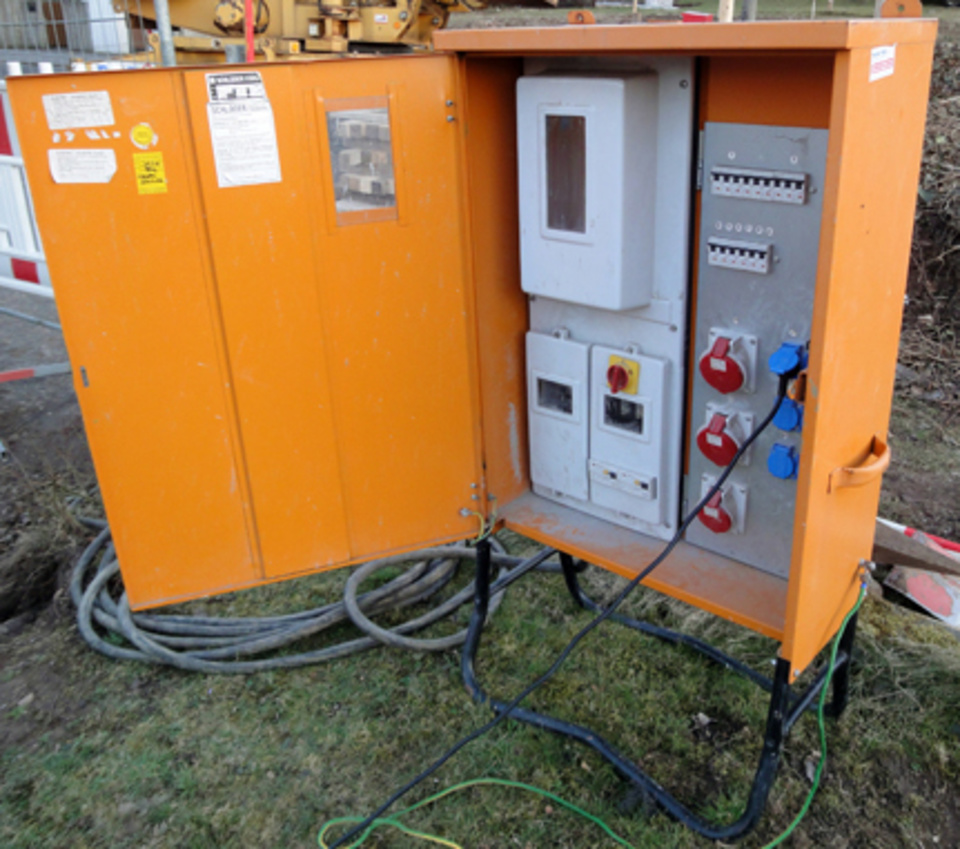 Baustromkasten bei Krüger Elektro in Buchen